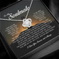 To My Soulmate, Love Knot Necklace
