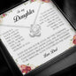 To My Daughter, Love Knot Necklace