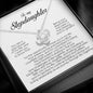 To My Stepdaughter Gift, Love Knot Necklace