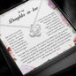 To My Daughter In Law, Love Knot Necklace