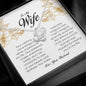 To My Wife, Love Knot Necklace
