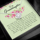 To My Granddaughter, Love Knot Necklace