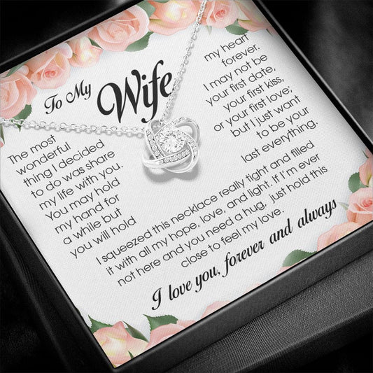 To My Wife, Love Knot Necklace