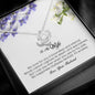 To My Wife, Love Knot Necklace