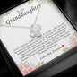 To My Granddaughter, Love Knot Necklace