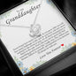 To My Granddaughter, Love Knot Necklace
