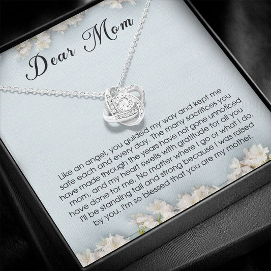 Dear Mom, Love Knot Necklace