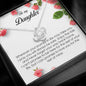 To My Daughter, Love Knot Necklace