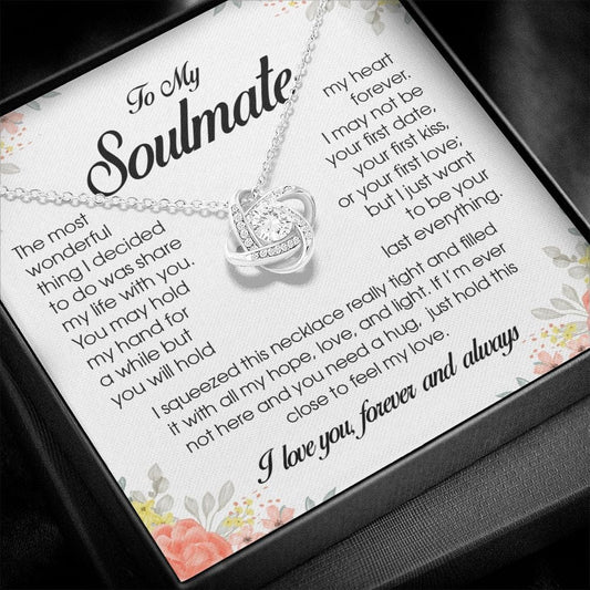 To My Soulmate, Love Knot Necklace