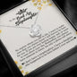 To My Badass Stepdaughter, Love Knot Necklace