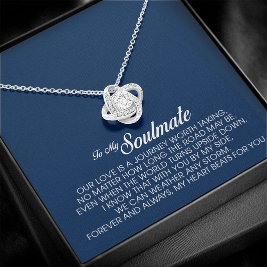 To My Soulmate, Love Knot Necklace