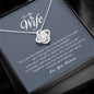 To My Wife, Love Knot Necklace