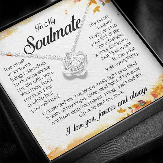 To My Soulmate, Love Knot Necklace