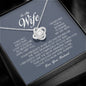 To My Wife, Love Knot Necklace