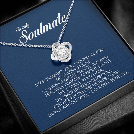 To My Soulmate, Love Knot Necklace
