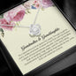 Grandmother and Granddaughter Gift, Love Knot Necklace