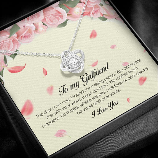 To My Girlfriend, Love Knot Necklace