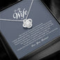 To My Wife, Love Knot Necklace
