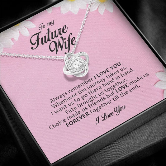 To My Future Wife, Love Knot Necklace