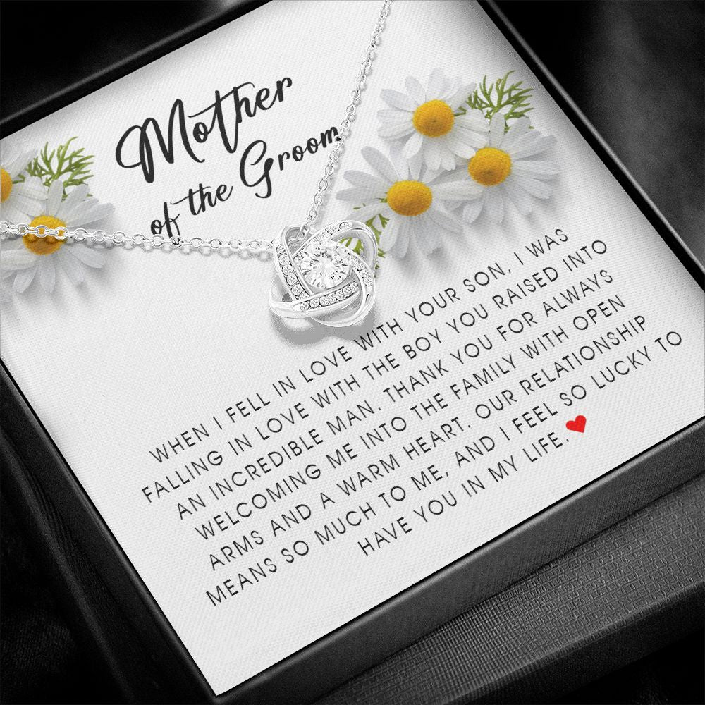 Mother of The Groom, Love Knot Necklace