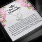 To My Badass Stepdaughter, Love Knot Necklace