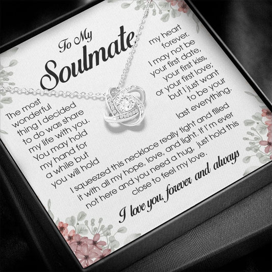 To My Soulmate, Love Knot Necklace