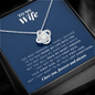 Love Knot Necklace | To My Wife | Hold My Heart Forever