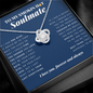 Love Knot Necklace | To My Smokin Hot Soulmate | Soulmate Gift | Soulmate Jewelry | Soulmate Anniversary Gift | Best Christmas Gift Idea