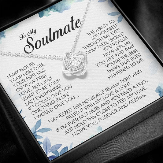 To My Soulmate, Love Knot Necklace