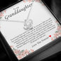 To My Granddaughter, Love Knot Necklace