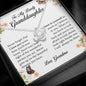 To My Lovely Granddaughter, Love Knot Necklace