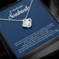 To My Beautiful Soulmate, Love Knot Necklace