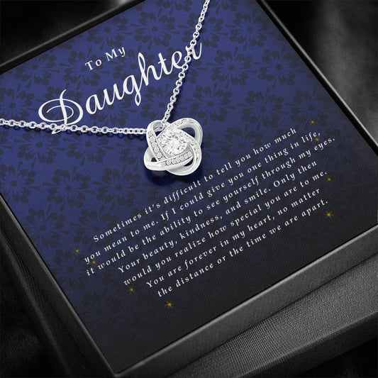 Love Knot Necklace | To My Daughter
