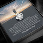 To My Wife, Love Knot Necklace