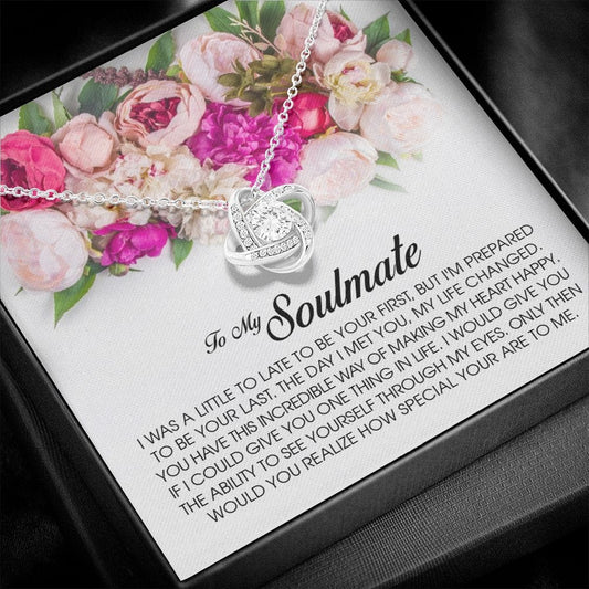 To My Soulmate, Love Knot Necklace