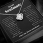 Love Knot Necklace, To My Soulmate