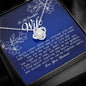 To My Beautiful Wife, Love Knot Necklace