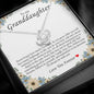 To My Granddaughter, Love Knot Necklace