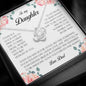 To My Daughter, Love Knot Necklace
