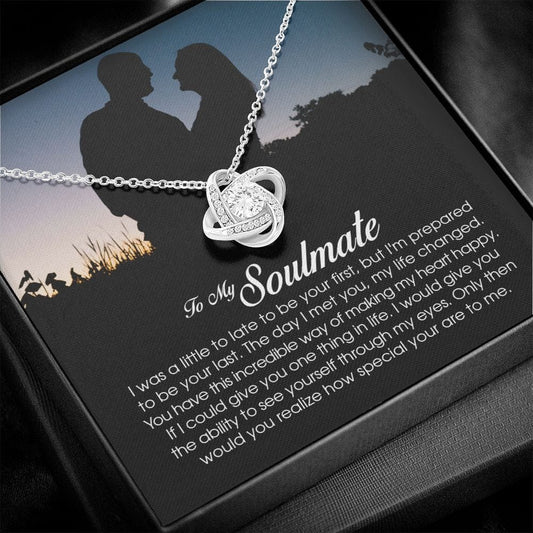 To My Soulmate, Love Knot Necklace
