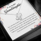 To My Beautiful Granddaughter, Love Knot Necklace