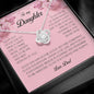To My Daughter, Love Knot Necklace