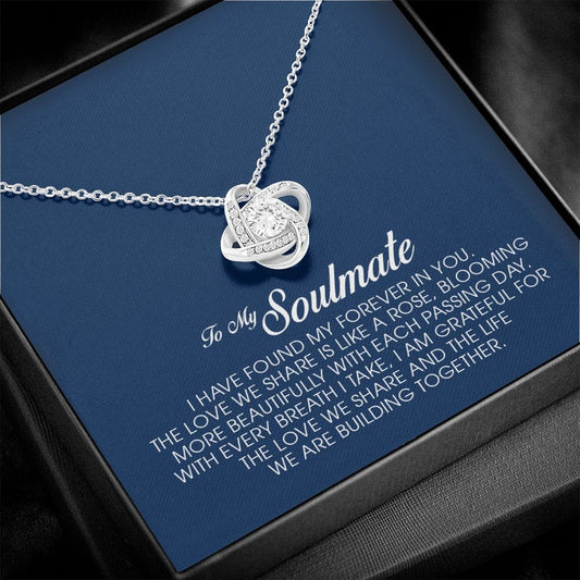 To My Soulmate, Love Knot Necklace