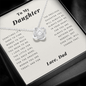 Love Knot Necklace | To My Daughter