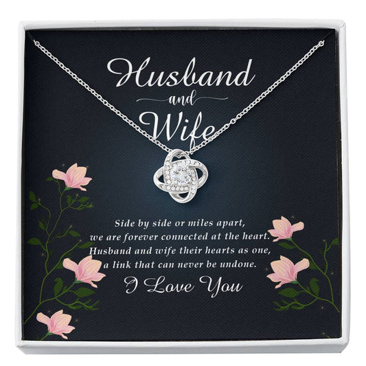 Love Knot Necklace, Husband to Wife Gift, Anniversary Gift, Valentines Day, To Wife from Husband, Jewelry Card, Women's Jewelry, Wife Gift, Wife Necklace