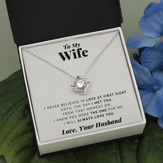 Love Knot Necklace | To My Wife