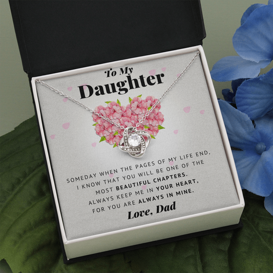 Love Knot Necklace | To My Daughter