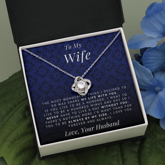 Love Knot Necklace | To My Wife