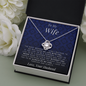 Love Knot Necklace | To My Wife