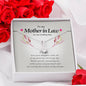 Mother In Law Necklace, Ribbon Pendant Necklace